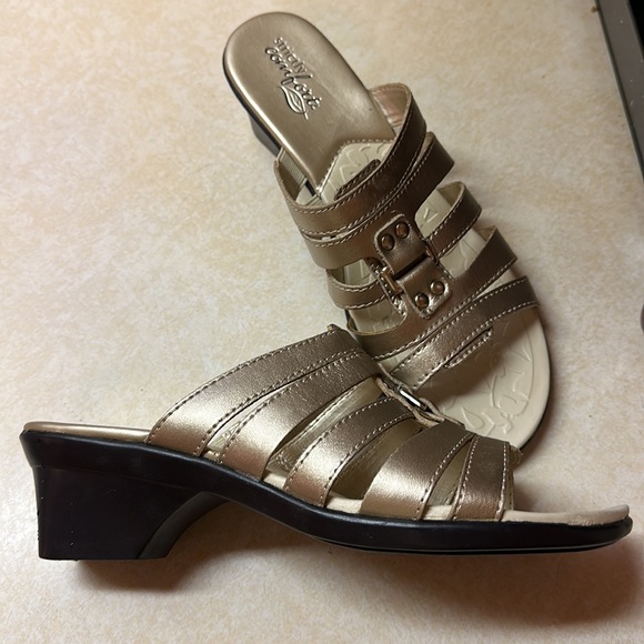 Strictly Comfort - Strapless Sandal with 2 Inch Heel - Picture 2 of 4